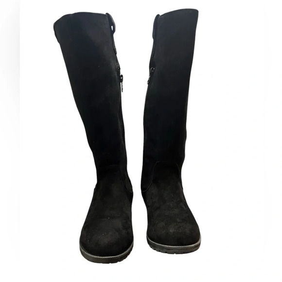 Little Girls Knee High black Boots - Picture 3 of 7